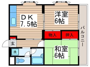 新潮通り一番館の物件間取画像